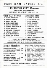 West Ham United v Leicester City