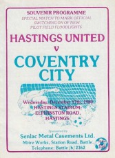 Hastings United v Coventry City