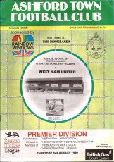 Ashford Town v West Ham United