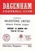 Dagenham v Maidstone United