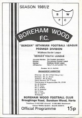 Boreham Wood v Billericay Town