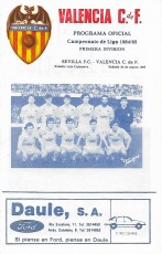 Valencia v Seville