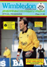 Wimbledon v West Ham United