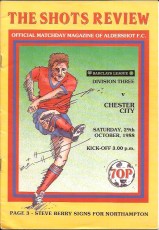 Aldershot Town v Chester City