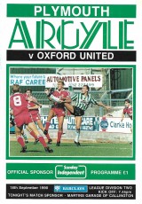 Plymouth Argyle v Oxford United