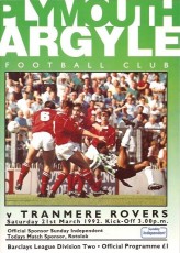 Plymouth Argyle v Tranmere Rovers
