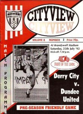 Derry City v Dundee United