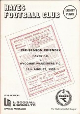 Hayes v Wycombe Wanderers