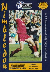 Wimbledon v Tottenham Hotspur