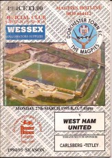 Dorchester Town v West Ham United