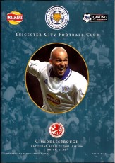 Leicester City v Middlesbrough