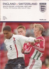 England v Switzerland