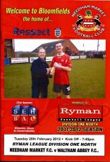 Needham Market v Waltham Abbey