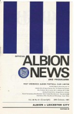 West Bromwich Albion v Leicester City
