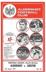 Aldershot Town v Chester City