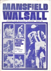 Mansfield Town v Walsall