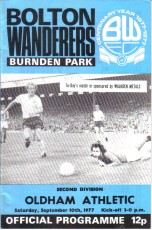 Bolton Wanderers v Oldham Athletic