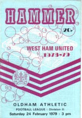 West Ham United v Oldham Athletic