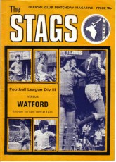 Mansfield Town v Watford