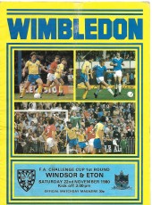 Wimbledon v Windsor & Eton