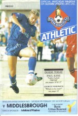 Oldham Athletic v Middlesbrough