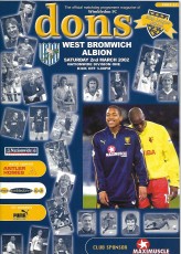 Wimbledon v West Bromwich Albion