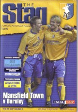 Mansfield Town v Burnley