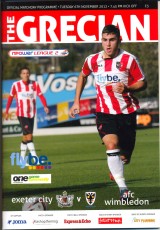 Exeter City v AFC Wimbledon
