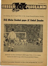 Motor Zwickau v SC Einheit Dresden