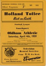 Southport v Oldham Athletic