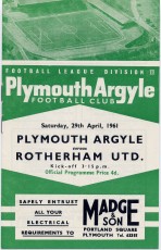 Plymouth Argyle v Rotherham United