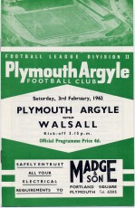 Plymouth Argyle v Walsall