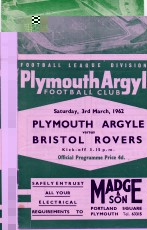 Plymouth Argyle v Bristol Rovers