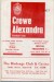 Crewe Alexandra v Leyton Orient