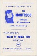 Montrose v Heart Of Midlothian