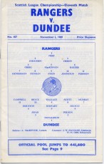 Rangers v Dundee