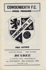 Cowdenbeath v Dundee