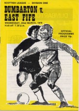 Dumbarton v East Fife