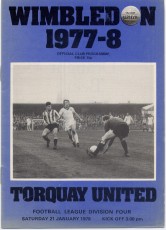 Wimbledon v Torquay United