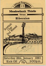 Meadowbank Thistle v Hibernian