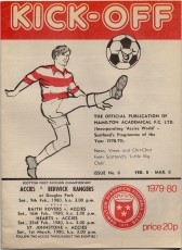 Hamilton Academical v Berwick Rangers