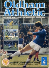 Oldham Athletic v Shrewsbury Town