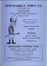 Newmarket Town v Soham Town Rangers