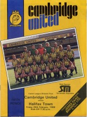 Cambridge United v Halifax Town