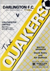 Darlington v Colchester United