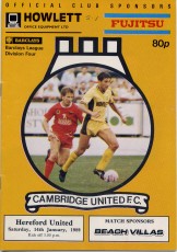 Cambridge United v Hereford United
