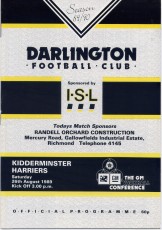 Darlington v Kidderminster Harriers