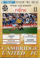 Cambridge United v Leicester City