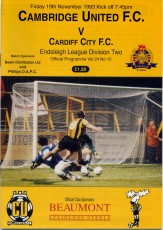 Cambridge United v Cardiff City
