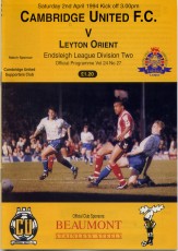 Cambridge United v Leyton Orient